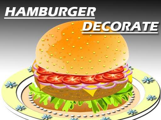 Hamburger Dekorasyonu Oyunu oyna