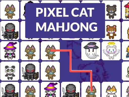 Kedi Piksel Mahjong Oyunu oyna